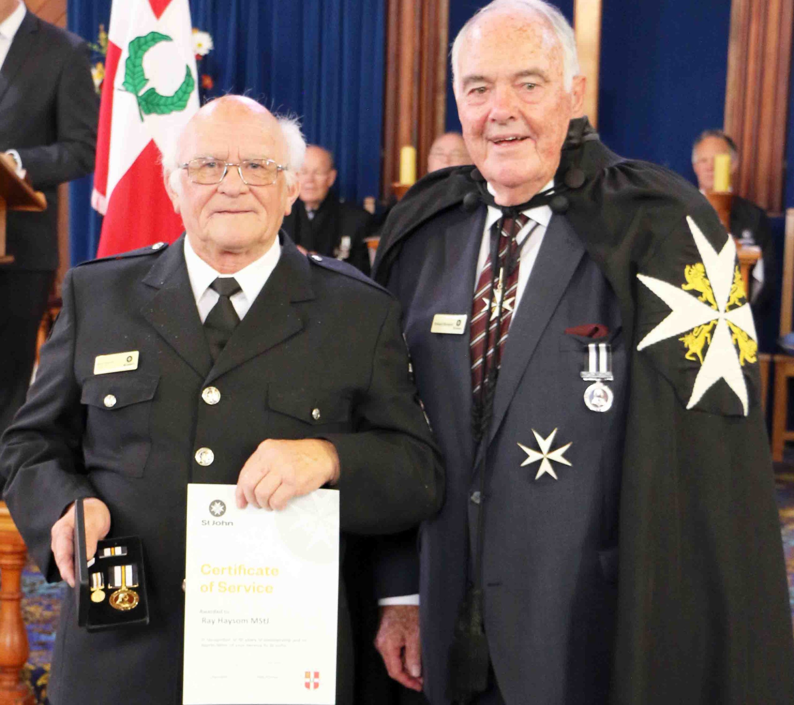 You are currently viewing Long-serving Hauraki-Coromandel St John officers honoured