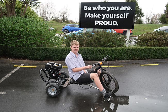 Read more about the article Engineering student makes own trike