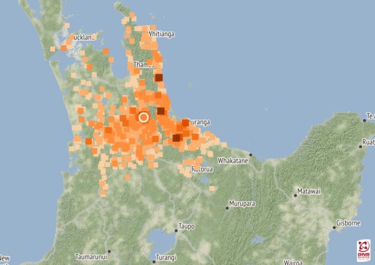 Read more about the article Shallow earthquake shakes Coromandel, Waikato