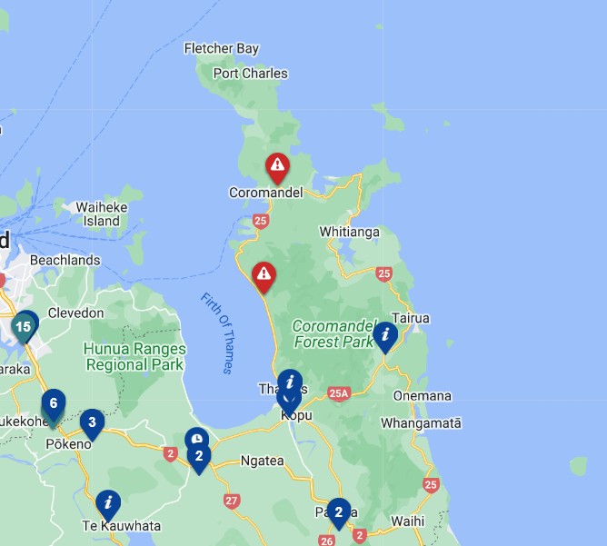 You are currently viewing Some Coromandel roads remain closed