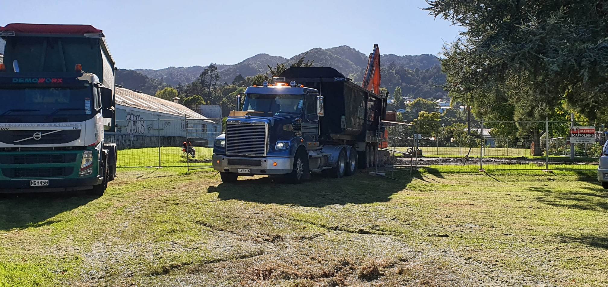 You are currently viewing Skate park removal in progress