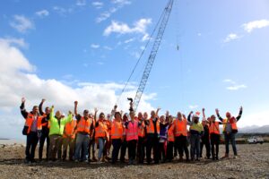 Read more about the article Banded rails, rainfall hinder work at Kōpū