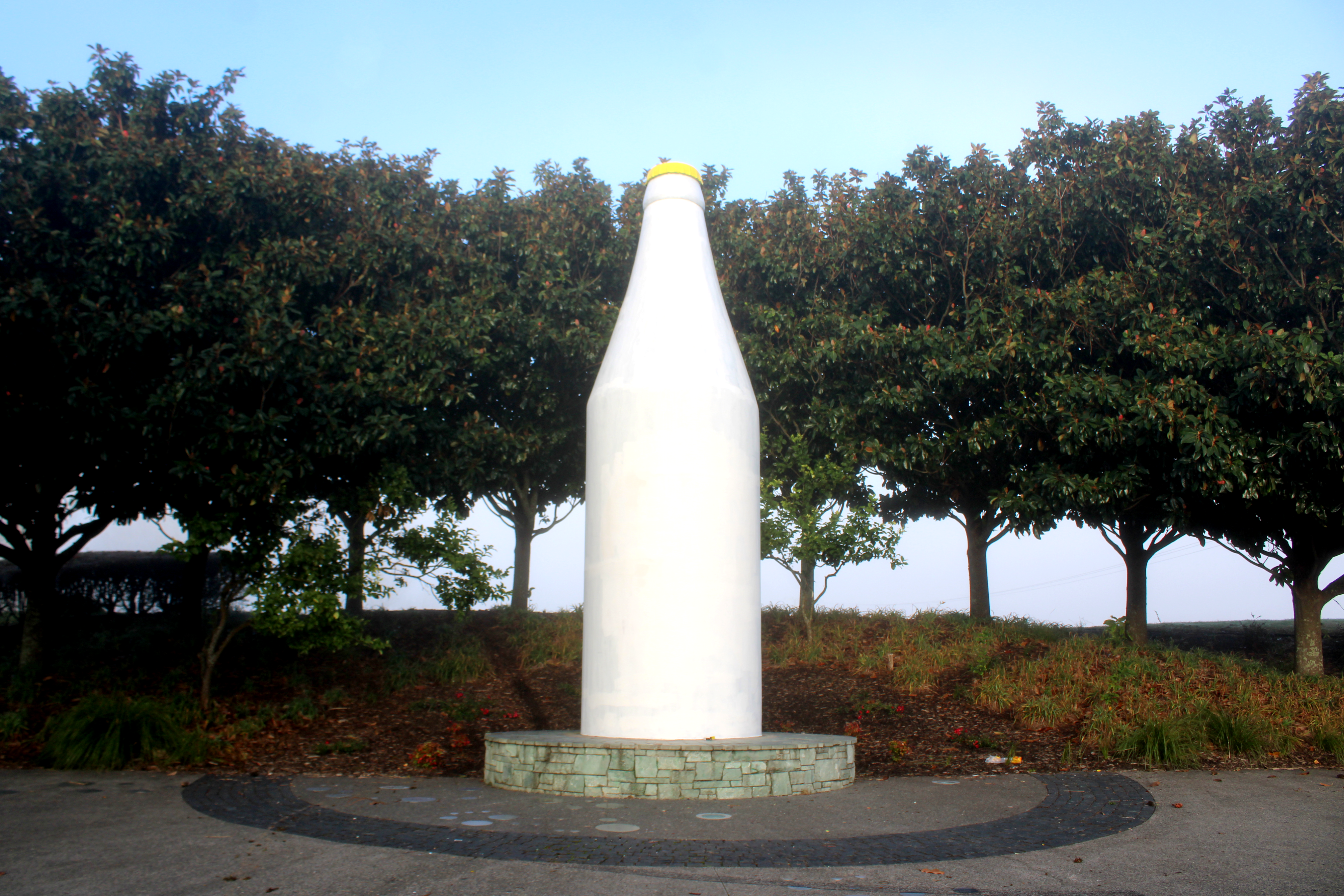 You are currently viewing Paeroa’s L&P bottle prepared for paint job