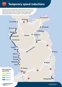 Read more about the article New temporary speed reductions on SH25