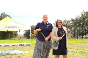 Read more about the article Ground broken on Turua’s new Barnardos  