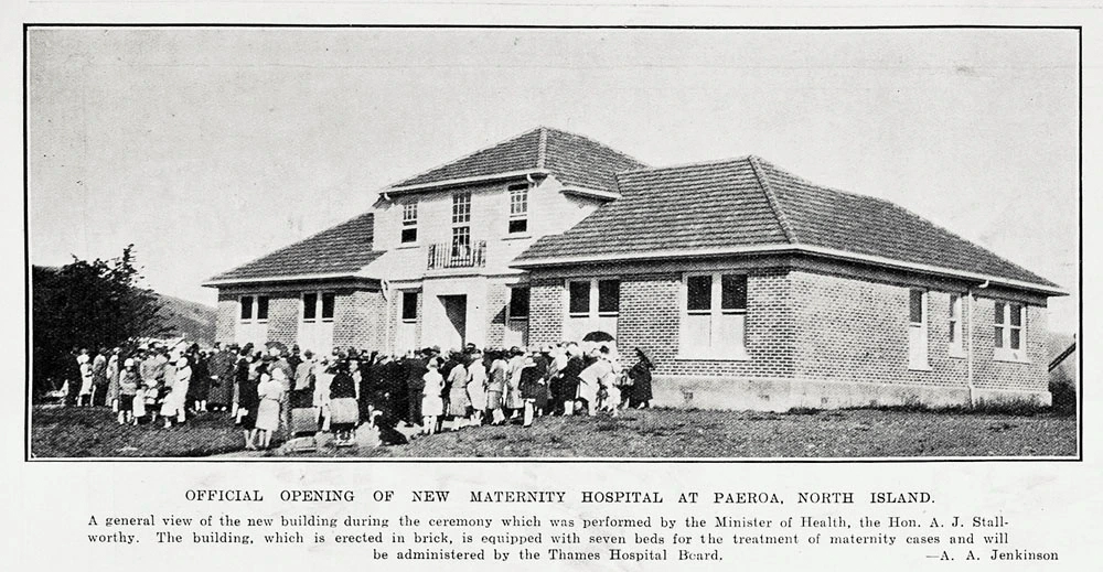 You are currently viewing VINTAGE VALLEY NEWS 1948: 1000 babies born at Paeroa Maternity Centre