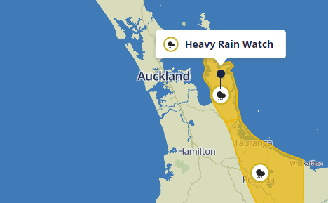 You are currently viewing Coromandel on Heavy Rain Watch