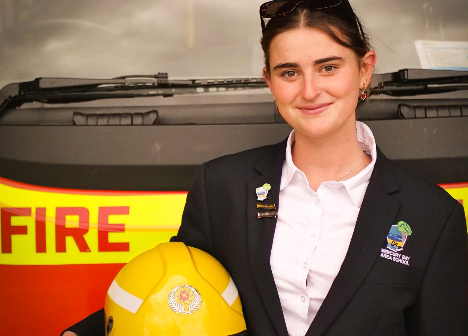 You are currently viewing Teen firefighter recognised for road safety efforts