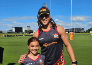 Read more about the article Young rugby star trains with Chiefs
