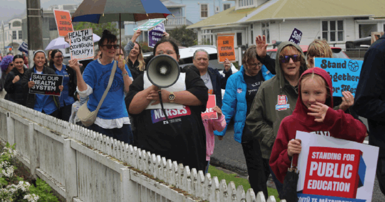 Read more about the article ‘Save our services’: workers strike