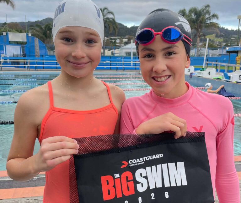 Read more about the article Young duo swims big for Coastguard