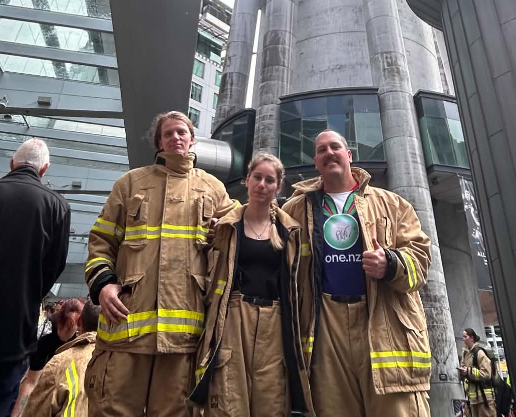 You are currently viewing Paeroa firefighters join Memorial Stair Climb