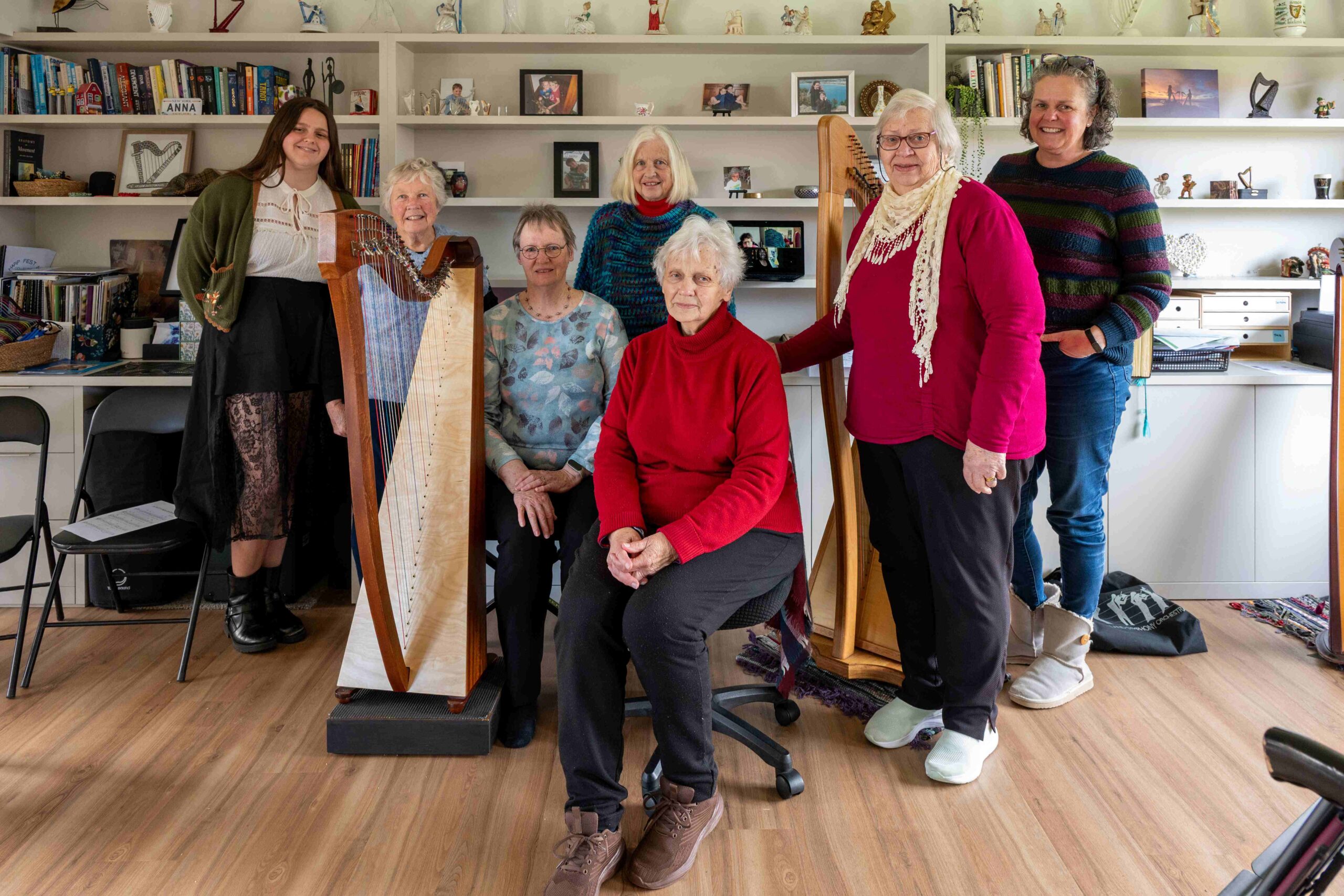 You are currently viewing Honing their tones: harpists prepare for Christmas